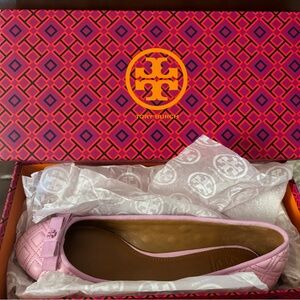 Tory Burch Powder Puff Pink Ballet Flats